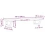 Estante de lavabo de pared de acero y madera maciza de roble von , Badezimmerwaschtische - Ref: Foro24-3302590, Preis: 69,07 ...