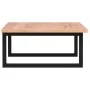 Estante de lavabo de pared de acero y madera maciza de roble de , Tocadores de baño - Ref: Foro24-3302609, Precio: 98,36 €, D...