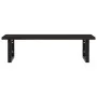 Estante de lavabo de pared de acero y madera maciza de roble by , bathroom vanities - Ref: Foro24-3302621, Price: 94,65 €, Di...