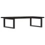 Estante de lavabo de pared de acero y madera maciza de roble by , bathroom vanities - Ref: Foro24-3302621, Price: 94,65 €, Di...