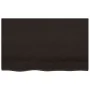 Estante de lavabo de pared de acero y madera maciza de roble by , bathroom vanities - Ref: Foro24-3302623, Price: 91,91 €, Di...