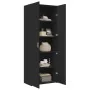 Aparador alto madera de ingeniería negro 70x42,5x185 cm de , Aparadores - Ref: Foro24-3281421, Precio: 197,81 €, Descuento: %