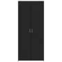 Aparador alto madera de ingeniería negro 70x42,5x185 cm de , Aparadores - Ref: Foro24-3281428, Precio: 209,77 €, Descuento: %