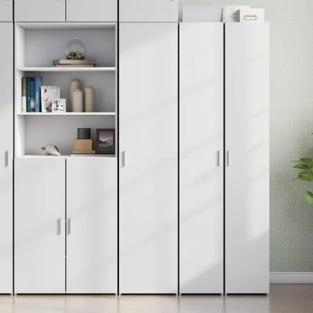 Aparador de madera de ingeniería blanco 40x42,5x185 cm de , Aparadores - Ref: Foro24-3281399, Precio: 154,06 €, Descuento: %