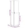 Aparador de madera de ingeniería blanco 40x42,5x185 cm de , Aparadores - Ref: Foro24-3281399, Precio: 154,06 €, Descuento: %