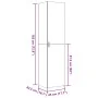 Aparador de madera de ingeniería gris hormigón 45x42,5x185 cm de , Aparadores - Ref: Foro24-3281409, Precio: 154,05 €, Descue...