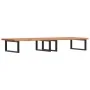 Estante de lavabo de pared de acero y madera maciza de haya by , bathroom vanities - Ref: Foro24-3302457, Price: 192,64 €, Di...