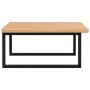 Estante de lavabo de pared de acero y madera maciza de roble de , Tocadores de baño - Ref: Foro24-3302481, Precio: 124,07 €, ...