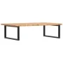 Estante de lavabo de pared de acero y madera maciza de roble de , Tocadores de baño - Ref: Foro24-3302481, Precio: 124,07 €, ...