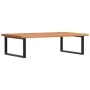 Estante de lavabo de pared de acero y madera maciza de haya de , Tocadores de baño - Ref: Foro24-3302525, Precio: 135,81 €, D...