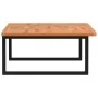 Estante de lavabo de pared de acero y madera maciza de haya de , Tocadores de baño - Ref: Foro24-3302525, Precio: 135,81 €, D...