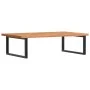 Estante de lavabo de pared de acero y madera maciza de haya de , Tocadores de baño - Ref: Foro24-3302525, Precio: 135,81 €, D...