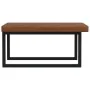 Estante de lavabo de pared de acero y madera maciza de roble de , Tocadores de baño - Ref: Foro24-3302497, Precio: 126,18 €, ...