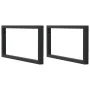 Estante de lavabo de pared de acero y madera maciza de roble de , Tocadores de baño - Ref: Foro24-3302497, Precio: 126,18 €, ...
