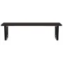 Estante de lavabo de pared de acero y madera maciza de roble by , bathroom vanities - Ref: Foro24-3302663, Price: 100,10 €, D...