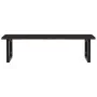Estante de lavabo de pared de acero y madera maciza de roble de , Tocadores de baño - Ref: Foro24-3302661, Precio: 99,87 €, D...