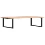 Estante de lavabo de pared de acero y madera maciza de roble by , bathroom vanities - Ref: Foro24-3302637, Price: 116,68 €, D...