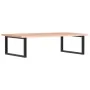 Estante de lavabo de pared de acero y madera maciza de roble von , Badezimmerwaschtische - Ref: Foro24-3302649, Preis: 100,07...