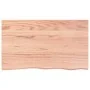 Estante de lavabo de pared de acero y madera maciza de roble von , Badezimmerwaschtische - Ref: Foro24-3302649, Preis: 100,07...
