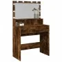 Tocador con luces LED color roble ahumado 80x41x134,5 cm von , Schlafzimmerkommoden - Ref: Foro24-848189, Preis: 133,18 €, Ra...