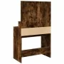 Tocador con luces LED color roble ahumado 80x41x134,5 cm von , Schlafzimmerkommoden - Ref: Foro24-848189, Preis: 133,18 €, Ra...