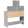 Tocador con luces LED color gris Sonoma 100x40x130 cm by , Bedroom Dressers - Ref: Foro24-848204, Price: 142,20 €, Discount: %