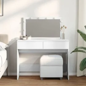 Tocador con luces LED blanco 100x40x120 cm by , Bedroom Dressers - Ref: Foro24-848206, Price: 140,51 €, Discount: %