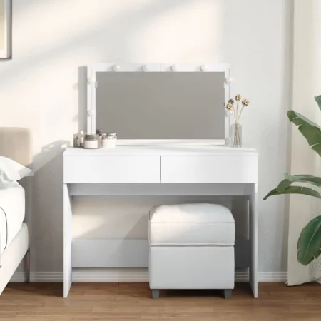 Tocador con luces LED blanco 100x40x120 cm by , Bedroom Dressers - Ref: Foro24-848206, Price: 141,97 €, Discount: %
