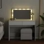 Tocador con luces LED blanco 100x40x120 cm by , Bedroom Dressers - Ref: Foro24-848206, Price: 141,97 €, Discount: %