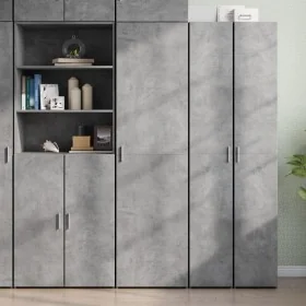Aparador de madera de ingeniería gris hormigón 50x42,5x185 cm von , Sideboards - Ref: Foro24-3281416, Preis: 156,89 €, Rabatt: %
