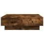 Mesa de centro madera de ingeniería roble ahumado 90x90x28 cm de , Mesas de centro - Ref: Foro24-848091, Precio: 130,32 €, De...