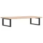 Estante de lavabo de pared de acero y madera maciza de roble de , Tocadores de baño - Ref: Foro24-3302385, Precio: 93,62 €, D...
