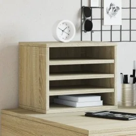 Organizador escritorio madera color roble Sonoma 36x26x29,5 cm von , Klassifizierung und Organisation - Ref: Foro24-848047, P...