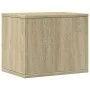 Organizador escritorio madera color roble Sonoma 36x26x29,5 cm de , Clasificación y organización - Ref: Foro24-848047, Precio...