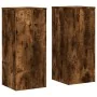 Soportes de plantas 2 uds madera roble ahumado 30x30x70 cm de , Soportes para macetas - Ref: Foro24-852928, Precio: 70,08 €, ...