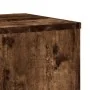 Soportes de plantas 2 uds madera roble ahumado 30x30x70 cm de , Soportes para macetas - Ref: Foro24-852928, Precio: 70,08 €, ...