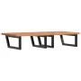 Estante de lavabo de pared de acero y madera maciza de haya von , Badezimmerwaschtische - Ref: Foro24-3302455, Preis: 144,26 ...