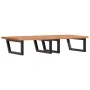 Estante de lavabo de pared de acero y madera maciza de haya von , Badezimmerwaschtische - Ref: Foro24-3302455, Preis: 144,26 ...
