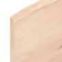 Estante de lavabo de pared de acero y madera maciza de roble de , Tocadores de baño - Ref: Foro24-3302538, Precio: 62,41 €, D...