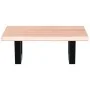 Estante de lavabo de pared de acero y madera maciza de roble by , bathroom vanities - Ref: Foro24-3302559, Price: 70,75 €, Di...