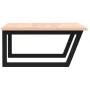 Estante de lavabo de pared de acero y madera maciza de roble de , Tocadores de baño - Ref: Foro24-3302635, Precio: 97,20 €, D...