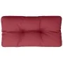 Cojín para sofá de palets de tela rojo tinto 80x40x12 cm by , Cushions for chairs and sofas - Ref: Foro24-360610, Price: 22,6...