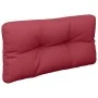 Cojín para sofá de palets de tela rojo tinto 80x40x12 cm by , Cushions for chairs and sofas - Ref: Foro24-360610, Price: 22,6...