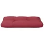 Cojín para sofá de palets de tela rojo tinto 80x40x12 cm by , Cushions for chairs and sofas - Ref: Foro24-360610, Price: 22,6...