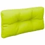 Cojín para sofá de palets de tela verde brillante 80x40x12 cm by , Cushions for chairs and sofas - Ref: Foro24-360612, Price:...