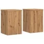 Soportes de plantas 2 uds madera roble artisian 25x25x35 cm de , Soportes para macetas - Ref: Foro24-852914, Precio: 46,91 €,...