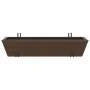 Jardineras con ganchos 2 unidades ratán sintético marrón by , Pots and planters - Ref: Foro24-366405, Price: 70,91 €, Discoun...