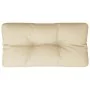 Cojín para sofá de palets de tela beige 80x40x12 cm by , Cushions for chairs and sofas - Ref: Foro24-360604, Price: 25,20 €, ...