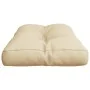 Cojín para sofá de palets de tela beige 80x40x12 cm by , Cushions for chairs and sofas - Ref: Foro24-360604, Price: 25,20 €, ...