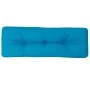 Cojín para sofá de palets de tela azul claro 120x40x12 cm de , Cojines para sillas y sofás - Ref: Foro24-360627, Precio: 26,2...